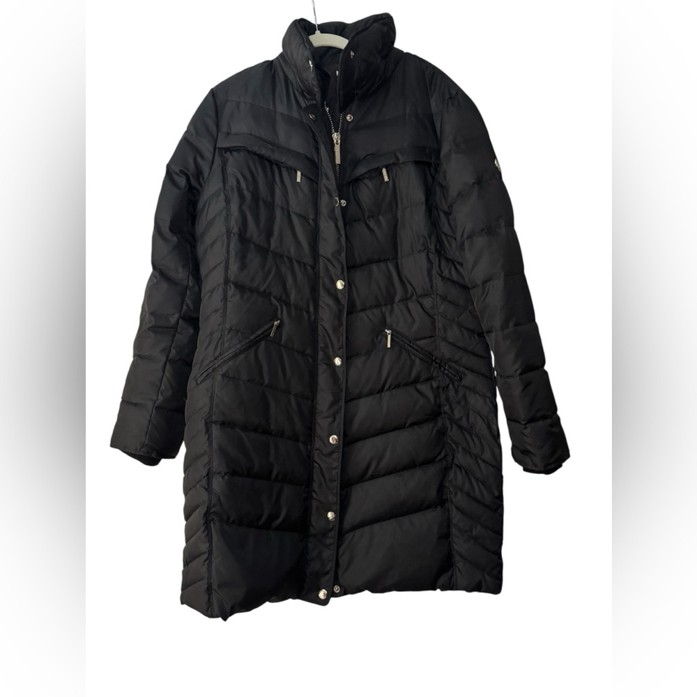Michael Kors Black Puffer Down Jacket Size L